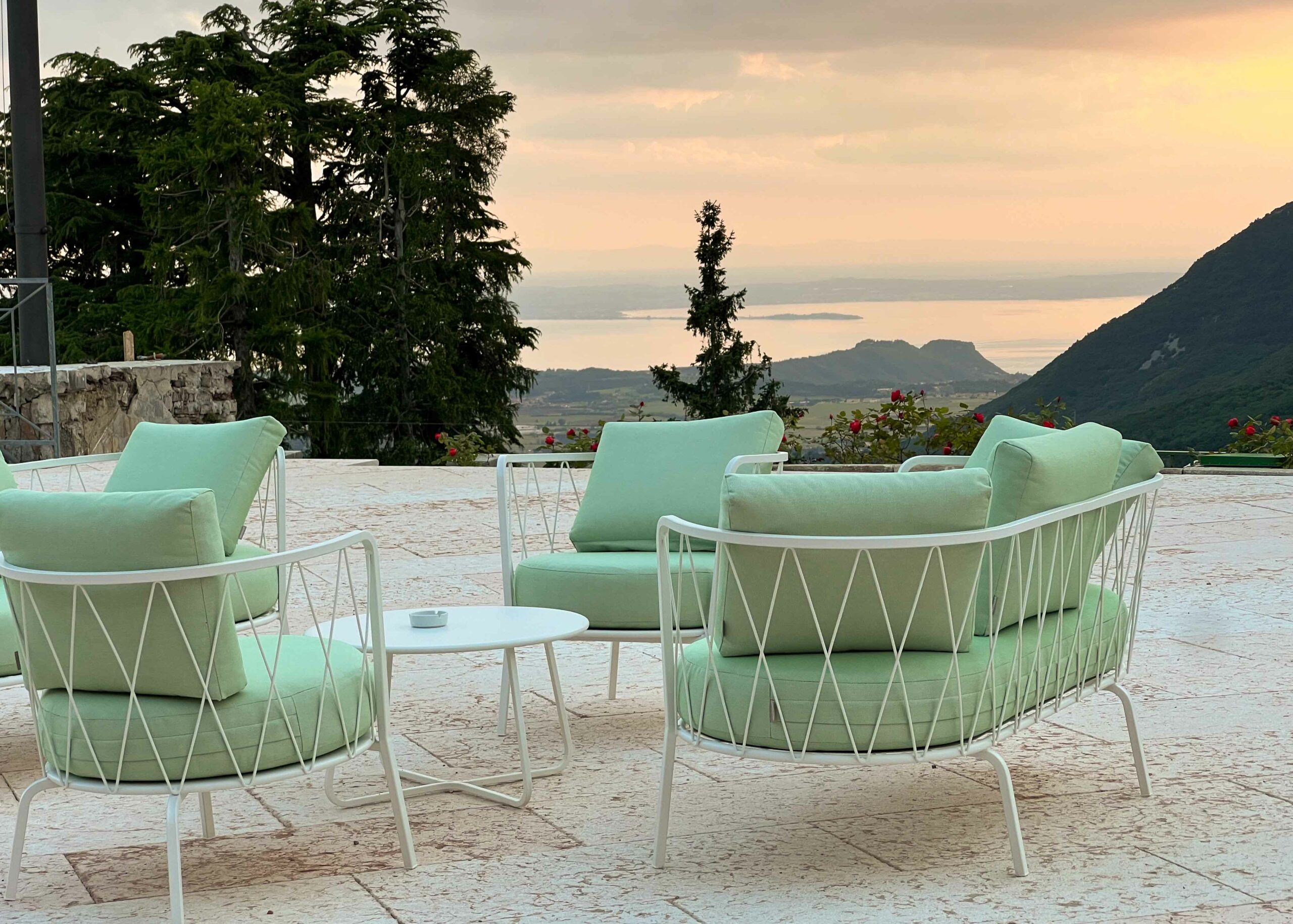 Parc Hotel san PietroTerrazza panoramica sul Lago di Garda