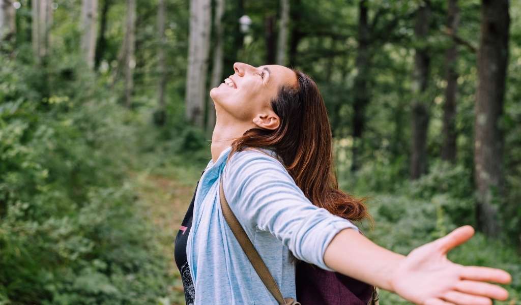 forest bathing hotel San Pietro Monte Baldo